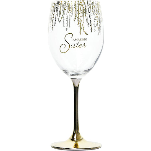 Pavilion Gift Co : Sister Gift Boxed 19 oz Crystal Wine Glass - Pavilion Gift Co : Sister Gift Boxed 19 oz Crystal Wine Glass