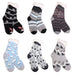 Paw Print Paradise Thermal Slipper Socks - Paw Print Paradise Thermal Slipper Socks