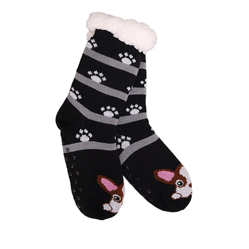 Paw Print Paradise Thermal Slipper Socks - Buy one get one FREE - Paw Print Paradise Thermal Slipper Socks - Buy one get one FREE