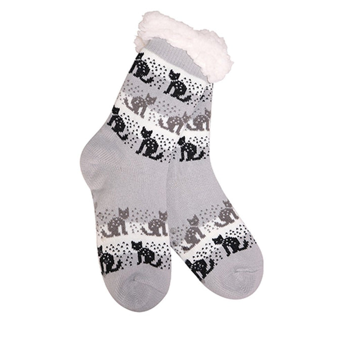 Paw Print Paradise Thermal Slipper Socks - Buy one get one FREE - Paw Print Paradise Thermal Slipper Socks - Buy one get one FREE