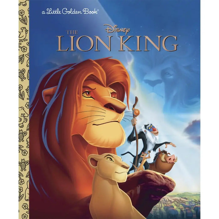 Disney's 'The Lion King' Little Golden Book cover with Simba and Nala.