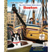 Book cover of 'My Little Golden Book About Boston' with a dog and ship illustration.