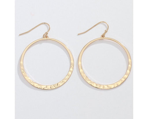 Periwinkle by Barlow : 1.25 in. Gold hoops Earrings - Periwinkle by Barlow : 1.25 in. Gold hoops Earrings