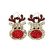 Periwinkle by Barlow : Adorable Glittering Rudolph - Earrings - Periwinkle by Barlow : Adorable Glittering Rudolph - Earrings