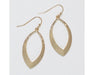 Periwinkle by Barlow : Brushed gold drops - Earrings - Periwinkle by Barlow : Brushed gold drops - Earrings