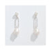 Periwinkle by Barlow : Delicate Silver Links and Pearls - Earrings - Periwinkle by Barlow : Delicate Silver Links and Pearls - Earrings