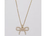 Periwinkle by Barlow : Delightful gold bow with pearls - Necklace - Periwinkle by Barlow : Delightful gold bow with pearls - Necklace