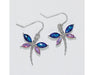 Periwinkle by Barlow : Dragonfly Blue & Violet - Earrings - Periwinkle by Barlow : Dragonfly Blue & Violet - Earrings