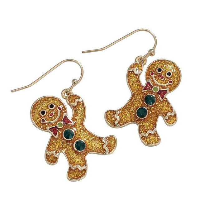 Periwinkle by Barlow : Gingerbread Man - Earrings - Periwinkle by Barlow : Gingerbread Man - Earrings