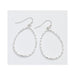 Periwinkle by Barlow :Hammered Silver Teardrops- Earrings - Periwinkle by Barlow :Hammered Silver Teardrops- Earrings