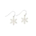 Periwinkle by Barlow : Iridescent White Snowflakes - Earrings - Periwinkle by Barlow : Iridescent White Snowflakes - Earrings