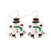 Periwinkle by Barlow : Jolly Snowmen On Skate - Earrings - Periwinkle by Barlow : Jolly Snowmen On Skate - Earrings