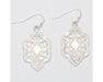 Periwinkle by Barlow : Ornate Silver Scrollwork cutouts - Earrings - Periwinkle by Barlow : Ornate Silver Scrollwork cutouts - Earrings