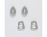 Periwinkle by Barlow : Polished Silver Shapes - Earrings (Set of 2 Pairs) - Periwinkle by Barlow : Polished Silver Shapes - Earrings (Set of 2 Pairs)