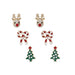 Periwinkle by Barlow : Rudolph's, Trees & Candy Canes Trio - Earrings - Periwinkle by Barlow : Rudolph's, Trees & Candy Canes Trio - Earrings