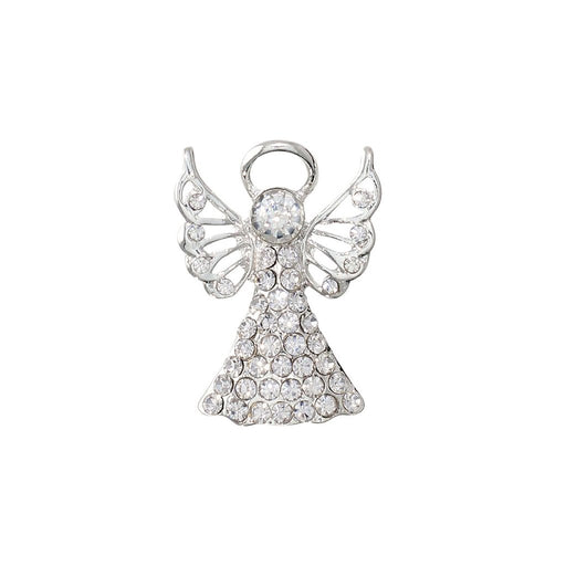 Periwinkle by Barlow : Silver Angel with Crystals - Pin - Periwinkle by Barlow : Silver Angel with Crystals - Pin