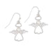 Periwinkle by Barlow : Silver & Pearl Angels - Earrings - Periwinkle by Barlow : Silver & Pearl Angels - Earrings