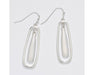 Periwinkle by Barlow : Silver with matte drops - Earrings - Periwinkle by Barlow : Silver with matte drops - Earrings