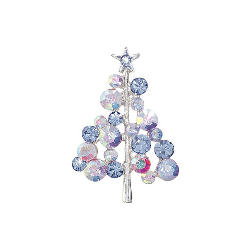 Periwinkle by Barlow : Sparkling Winter - Blue Jeweled Holiday Tree - Pin - Periwinkle by Barlow : Sparkling Winter - Blue Jeweled Holiday Tree - Pin