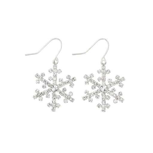 Periwinkle by Barlow : Stunning Crystal Snowflakes - Earrings - Periwinkle by Barlow : Stunning Crystal Snowflakes - Earrings