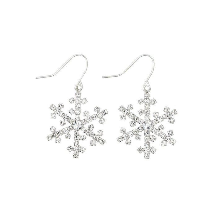 Periwinkle by Barlow : Stunning Crystal Snowflakes - Earrings - Periwinkle by Barlow : Stunning Crystal Snowflakes - Earrings