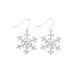 Periwinkle by Barlow : Stunning Crystal Snowflakes - Earrings - Periwinkle by Barlow : Stunning Crystal Snowflakes - Earrings