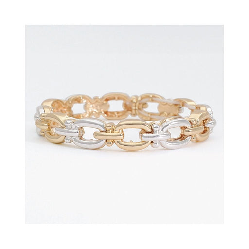 Periwinkle by Barlow : Two - tone chain links Bracelet - Periwinkle by Barlow : Two - tone chain links Bracelet