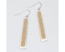 Periwinkle by Barlow : Two - tone Drops - Earrings - Periwinkle by Barlow : Two - tone Drops - Earrings