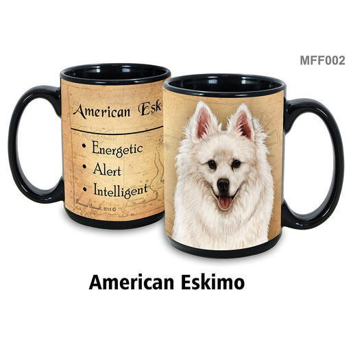 Pet Gift USA : American Eskimo - My Faithful Friends Mug 15oz - Pet Gift USA : American Eskimo - My Faithful Friends Mug 15oz