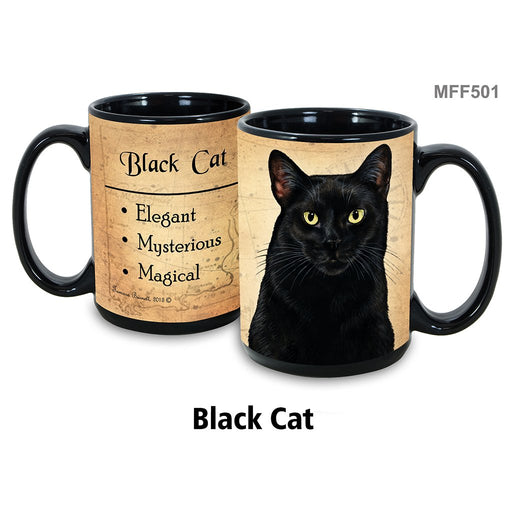 Pet Gift USA : Black Cat - My Faithful Friends Mug 15oz - Pet Gift USA : Black Cat - My Faithful Friends Mug 15oz