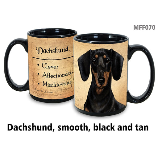 Pet Gift USA : Dachshund - Black & Tan - My Faithful Friends Mug 15oz - Pet Gift USA : Dachshund - Black & Tan - My Faithful Friends Mug 15oz