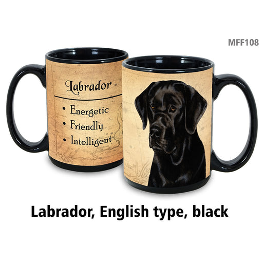Pet Gift USA : Labrador Retriever Black - My Faithful Friends Mug 15oz - Pet Gift USA : Labrador Retriever Black - My Faithful Friends Mug 15oz