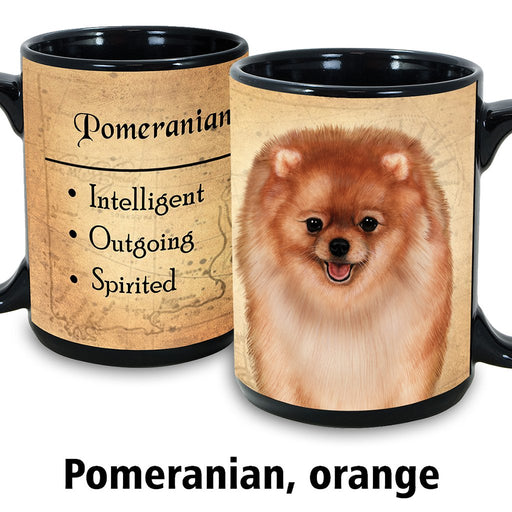 Pet Gift USA : Pomeranian - Orange - My Faithful Friends Mug 15oz - Pet Gift USA : Pomeranian - Orange - My Faithful Friends Mug 15oz
