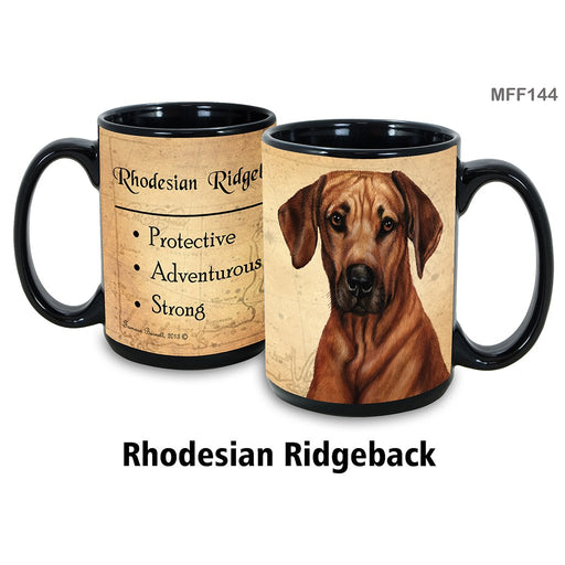 Pet Gift USA : Rhodesian Ridgeback - My Faithful Friends Mug 15oz - Pet Gift USA : Rhodesian Ridgeback - My Faithful Friends Mug 15oz