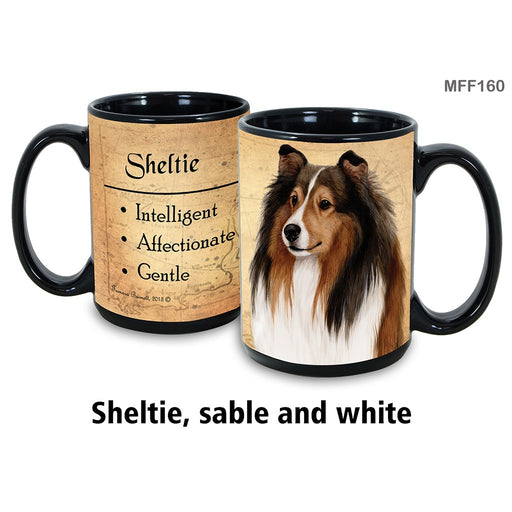 Pet Gift USA : Sheltie - My Faithful Friends Mug 15oz - Pet Gift USA : Sheltie - My Faithful Friends Mug 15oz
