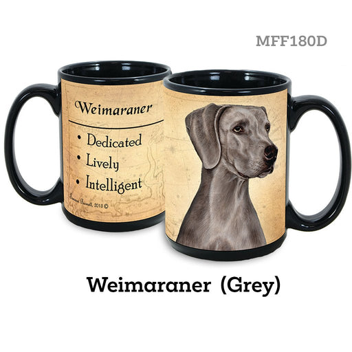 Pet Gift USA : Weimaraner (Grey) - My Faithful Friends Mug 15 oz - Pet Gift USA : Weimaraner (Grey) - My Faithful Friends Mug 15 oz