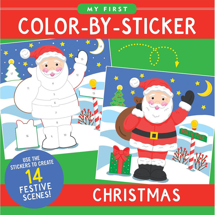 Peter Pauper Press : My First Color - by - Sticker - Christmas - Peter Pauper Press : My First Color - by - Sticker - Christmas