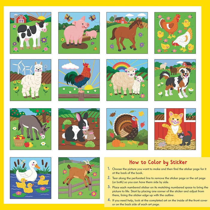 Peter Pauper Press : My First Color - by - Sticker - Farm Animals - Peter Pauper Press : My First Color - by - Sticker - Farm Animals