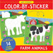 Peter Pauper Press : My First Color - by - Sticker - Farm Animals - Peter Pauper Press : My First Color - by - Sticker - Farm Animals