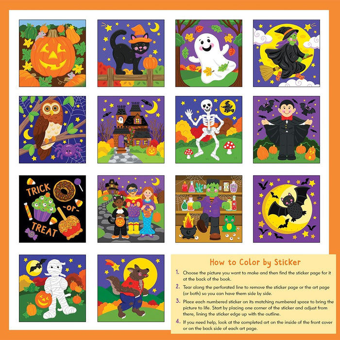 Peter Pauper Press : My First Color - by - Sticker - Halloween - Peter Pauper Press : My First Color - by - Sticker - Halloween