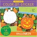 Peter Pauper Press : My First Color - by - Sticker - Halloween - Peter Pauper Press : My First Color - by - Sticker - Halloween