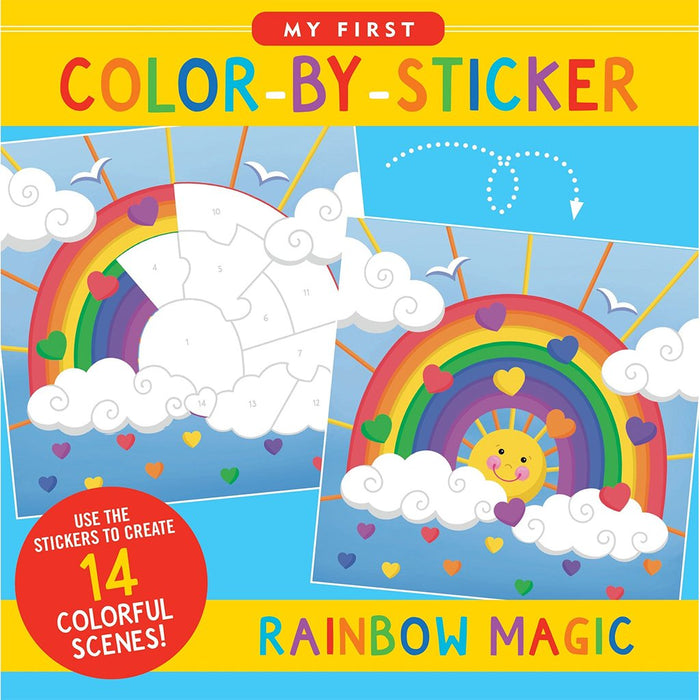 Peter Pauper Press : My First Color - by - Sticker - Rainbow Magic - Peter Pauper Press : My First Color - by - Sticker - Rainbow Magic