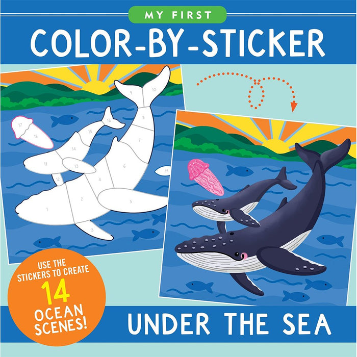 Peter Pauper Press : My First Color - by - Sticker - Under the Sea - Peter Pauper Press : My First Color - by - Sticker - Under the Sea