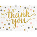 Peter Pauper Press : Thank You Notes - Pink & Gold Dots - Peter Pauper Press : Thank You Notes - Pink & Gold Dots