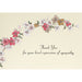 Peter Pauper Press : Thank You Notes - Sympathy Floral - Peter Pauper Press : Thank You Notes - Sympathy Floral