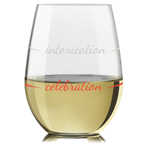 Pourtions : Stemless Wine Glass - "Intoxication" - Pourtions : Stemless Wine Glass - "Intoxication"