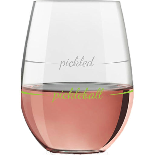 Pourtions : Stemless Wine Glass - "Pickled" - Pourtions : Stemless Wine Glass - "Pickled"
