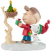 Precious Moments : Charlie Brown and Snoopy Giving Woodstock a Gift Figurine - Precious Moments : Charlie Brown and Snoopy Giving Woodstock a Gift Figurine