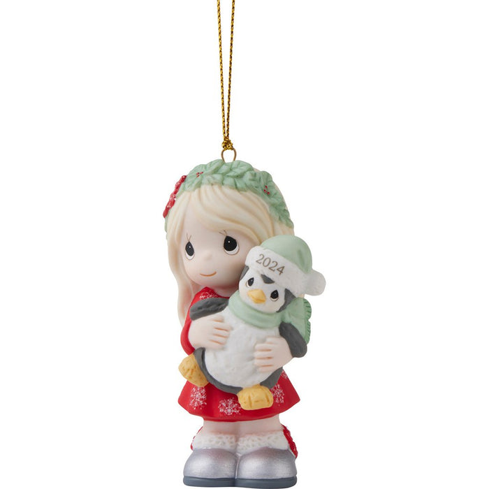 Precious Moments : Have Yourself A Merry Little Christmas Dated 2024 Girl Ornament - Precious Moments : Have Yourself A Merry Little Christmas Dated 2024 Girl Ornament