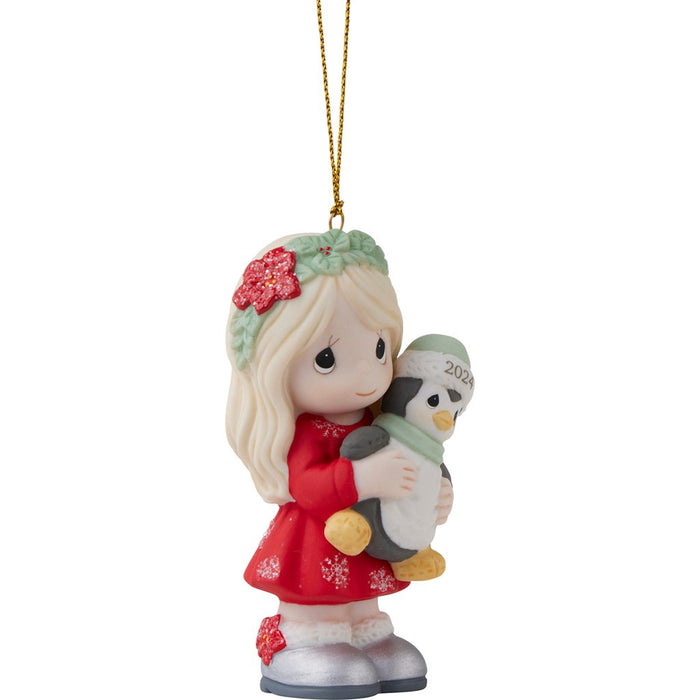 Precious Moments : Have Yourself A Merry Little Christmas Dated 2024 Girl Ornament - Precious Moments : Have Yourself A Merry Little Christmas Dated 2024 Girl Ornament